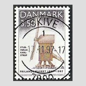 FRIM�RKER DANMARK | 1997 - AFA 1139 - Frilandsmuseet 100 �r - 3,50 Kr. flerfarvet - Lux Stemplet Skive