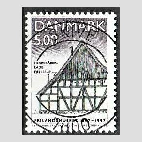 FRIM�RKER DANMARK | 1997 - AFA 1141 - Frilandsmuseet 100 �r - 5,00 Kr. herreg�rdslade - Pragt Stemplet Skive