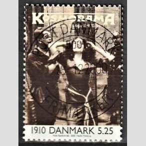 FRIMRKER DANMARK | 2000 - AFA 1237 - 1900-tallet serie 1 - 5,25 Kr. flerfarvet - Pragt Stemplet 
