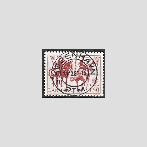 FRIMRKER DANMARK | 1981 - AFA 727 - Folklore - 1,60 Kr. rd - Pragt Stemplet Kbenhavn