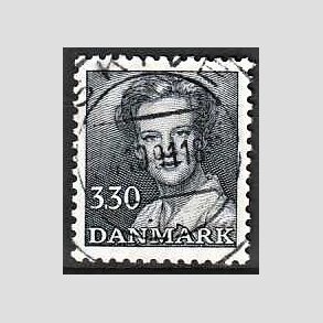 FRIMRKER DANMARK | 1984 - AFA 791 - Dronning Margrethe - 3,30 Kr. blgr - Pragt Stemplet Skive