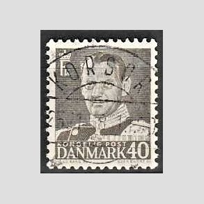 FRIMRKER DANMARK | 1950 - AFA 322 - Fr. IX 40 re gr - Lux Stemplet Korsr