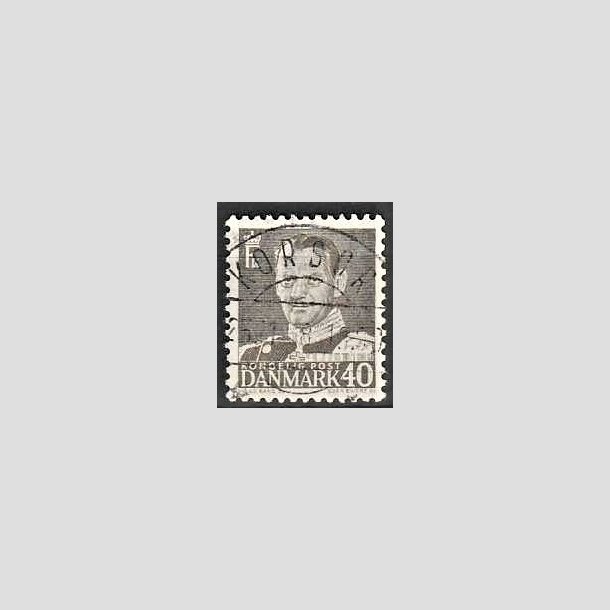 FRIMRKER DANMARK | 1950 - AFA 322 - Fr. IX 40 re gr - Lux Stemplet Korsr