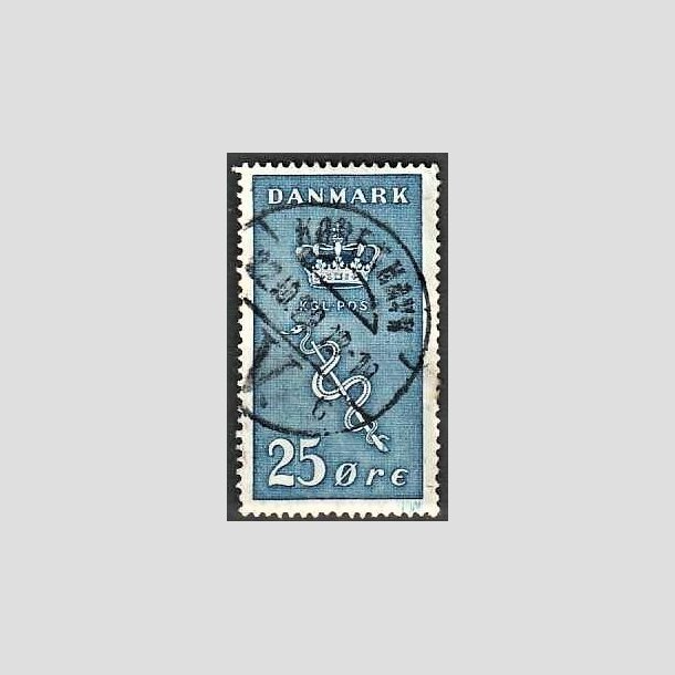 FRIMRKER DANMARK | 1929 - AFA 180 - 25+5 re bl Krftfrimrke - Stemplet