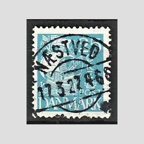 FRIM�RKER DANMARK | 1927 - AFA 171 - Karavel 25 �re bl� - Lux Stemplet N�stved