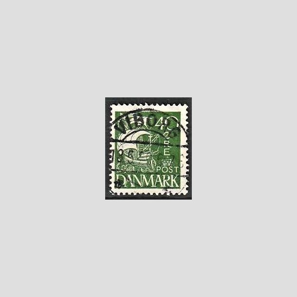 FRIMRKER DANMARK | 1927 - AFA 174 - Karavel 40 re grn - Lux Stemplet Viborg