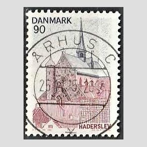 FRIM�RKER DANMARK | 1975 - AFA 598 - S�nderjylland - 90 �re r�d/brun/m�rkbl� - Pragt Stemplet �rhus C