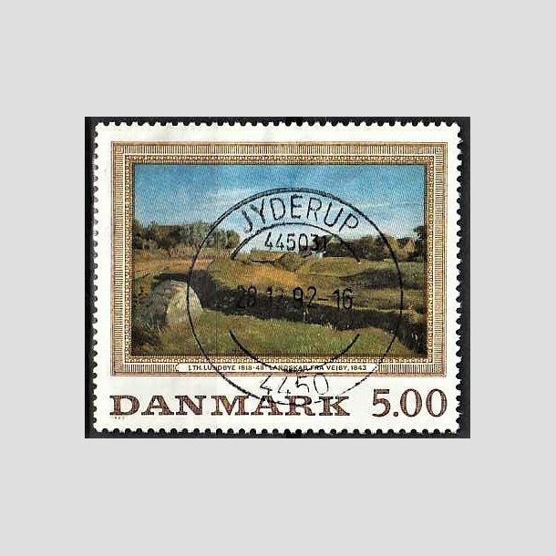 FRIMRKER DANMARK | 1992 - AFA 1032 - Maleriserie 5. - 5,00 Kr. J. Th. Lundbye - Pragt Stemplet Jyderup