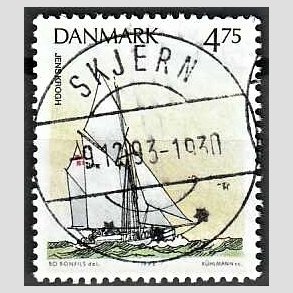 FRIM�RKER DANMARK | 1993 - AFA 1046 - Sejlskibe - 4,75 Kr. flerfarvet - Pragt Stemplet Skjern