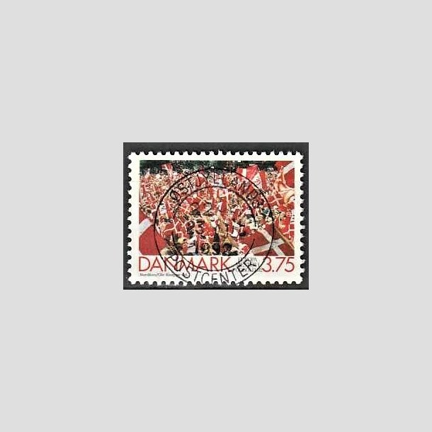 FRIMRKER DANMARK | 1992 - AFA 1024 - Europamestre i fodbold 1992 - 3,75 Kr. flerfarvet - Pragt Stemplet Kbenhavn