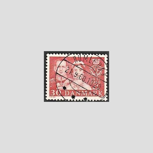FRIMRKER DANMARK | 1960 - AFA 384 - Slvbryllup - 30 re rd - Pragt Stemplet Humlebk