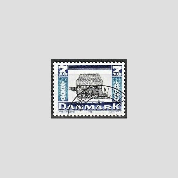 FRIMRKER DANMARK | 1988 - AFA 920 - Gamle mller - 7,10 Kr. mrkbl/bl/sort - Lux Stemplet rhus