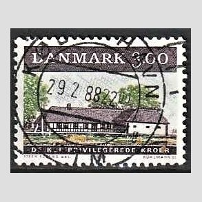FRIM�RKER DANMARK | 1984 - AFA 807 - �ldre dansk kro - 3,00 Kr. flerfarvet - Lux Stemplet K�benhavn