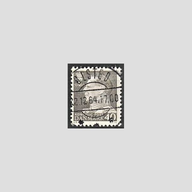 FRIMRKER DANMARK | 1961-62 - AFA 396 - Fr. IX 40 re gr - Pragt Stemplet lsted