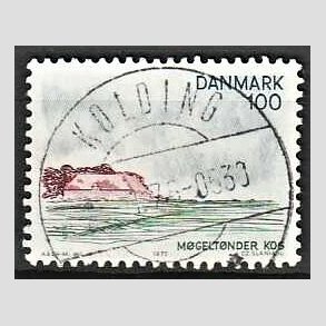 FRIM�RKER DANMARK | 1975 - AFA 599 - S�nderjylland - 100 �re flerfarvet - Pragt Stemplet Kolding