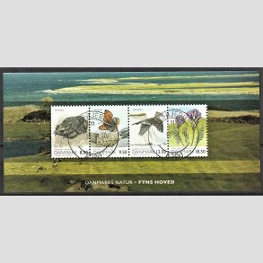 FRIM�RKER DANMARK | 2010 - AFA 1604 - Danmarks natur - Miniark flerfarvet - Pragt Stemplet