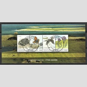 FRIM�RKER DANMARK | 2010 - AFA 1604 - Danmarks natur - Miniark flerfarvet - Pragt Stemplet