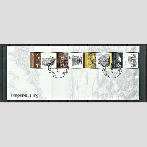FRIMRKER DANMARK | 2003 - AFA 1371 - Kongernes Jelling - 29,50 kr. Miniark fra prestigehfte - Pragt Stemplet