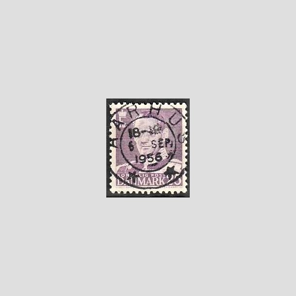 FRIMRKER DANMARK | 1955 - AFA 360 - Fr. IX 25 re violet - Lux Stemplet Aarhus