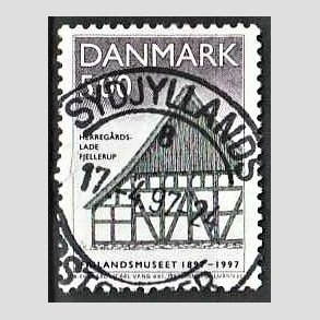 FRIM�RKER DANMARK | 1997 - AFA 1141 - Frilandsmuseet 100 �r - 5,00 Kr. herreg�rdslade - Pragt Stemplet