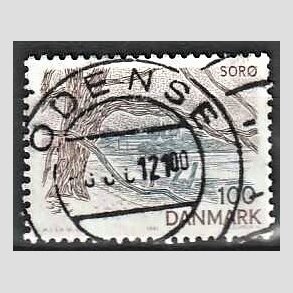FRIM�RKER DANMARK | 1981 - AFA 730 - Sj�lland og �er - 100 �re flerfarvet - Pragt Stemplet Odense