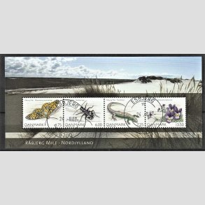 FRIM�RKER DANMARK | 2007 - AFA 1516 - Danmarks natur I - Miniark 31,50 Kr. flerfarvet - Pragt Stemplet Esbjerg