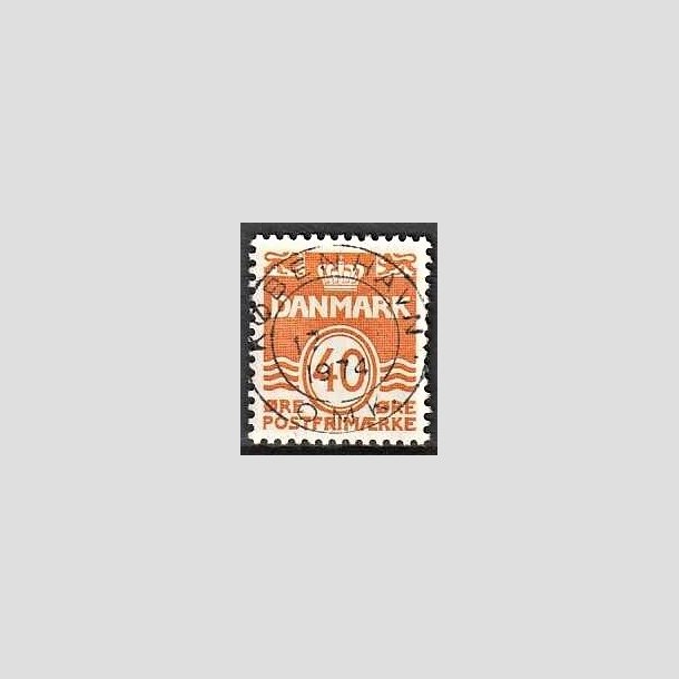 FRIMRKER DANMARK | 1971 - AFA 514 - Blgelinie 40 re orange - Lux Stemplet Kbenhavn