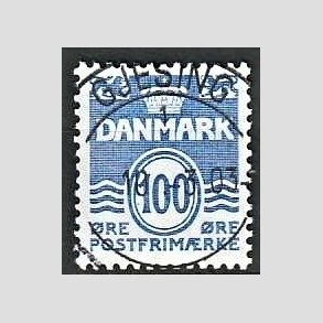 FRIM�RKER DANMARK | 1983 - AFA 771 - B�lgelinie - 100 �re lysbl� - Pragt Stemplet Gjesing