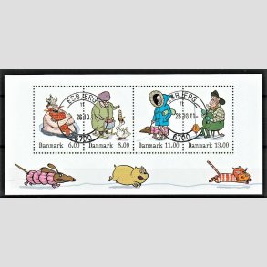 FRIM�RKER DANMARK | 2011 - AFA 1686A - Vintereventyr - 38,00 kr. Miniark - Lux Stemplet Esbjerg