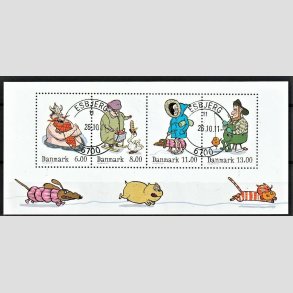FRIM�RKER DANMARK | 2011 - AFA 1686A - Vintereventyr - 38,00 kr. Miniark - Lux Stemplet Esbjerg