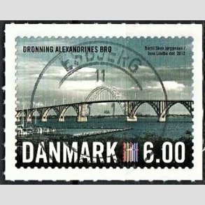 FRIM�RKER DANMARK | 2012 - AFA 1689 - Nordia 2012 - 6,00 Kr. flerfarvet - Pragt Stemplet Esbjerg