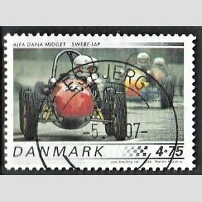 FRIM�RKER DANMARK | 2006 - AFA 1470 - Klassiske racerbiler - 4,75 Kr. Alfa Dana - Pragt Stemplet Esbjerg