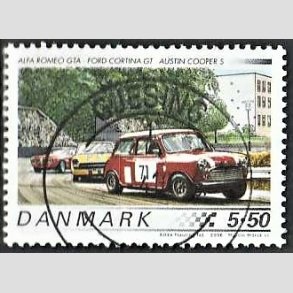 FRIM�RKER DANMARK | 2006 - AFA 1471 - Klassiske racerbiler - 5,50 Kr. Mini Cooper S - Pragt Stemplet Gjesing