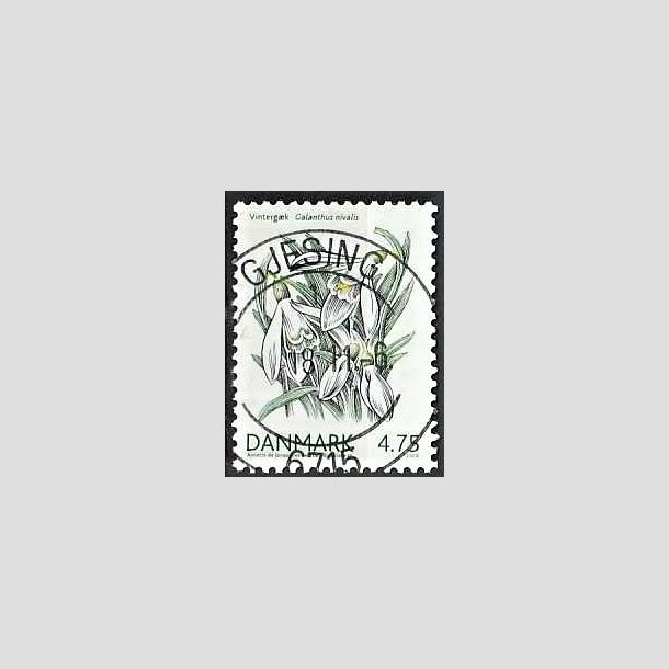 FRIMRKER DANMARK | 2006 - AFA 1455 - Forrsblomster - 4,75 Kr. Vintergk - Pragt Stemplet Gjesing