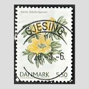 FRIM�RKER DANMARK | 2006 - AFA 1456 - For�rsblomster - 5,50 Kr. Erantis - Pragt Stemplet Gjesing