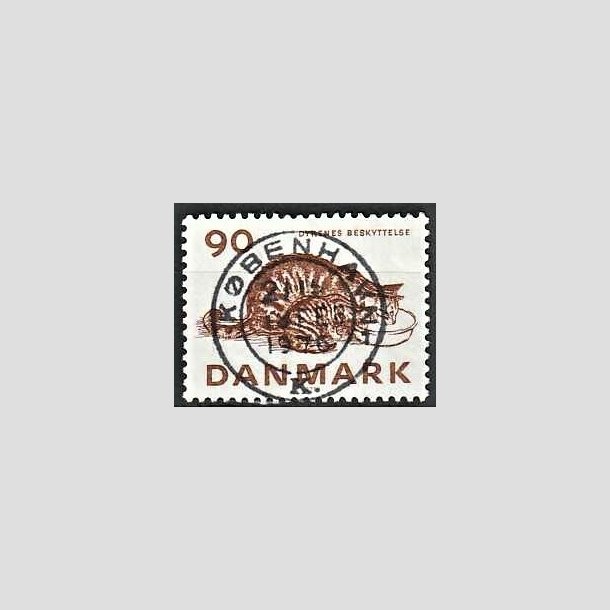 FRIMRKER DANMARK | 1975 - AFA 605 - Dyrenes Beskyttelse 100 r. - Pragt Stemplet Kbenhavn