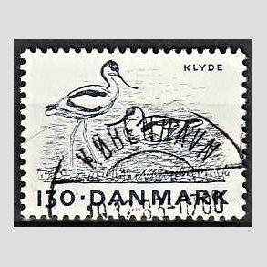 FRIM�RKER DANMARK | 1975 - AFA 603 - Truede dyr - 130 �re bl� - Pragt Stemplet
