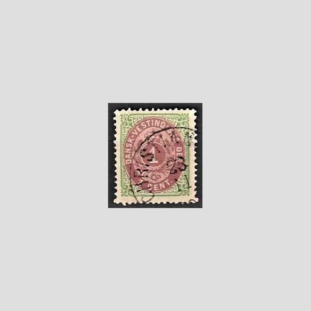 FRIMRKER DVI | 1873-1902 - AFA 5 | 1 cent grn/rdbrun - Stemplet