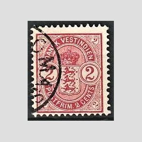 FRIMRKER DVI | 1903 - AFA 22 | 2 cents rd - Stemplet