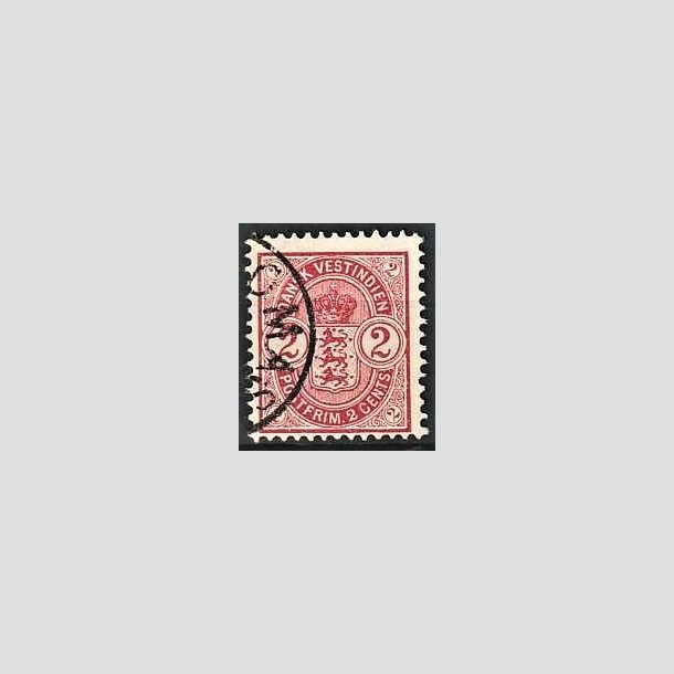 FRIMRKER DVI | 1903 - AFA 22 | 2 cents rd - Stemplet