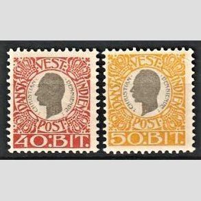 FRIMRKER DVI | 1905 - AFA 28-29 | 40 + 50 bit - Ubrugt