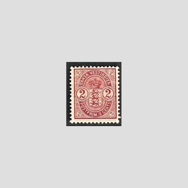 FRIMRKER DVI | 1903 - AFA 22 | 2 cents rd - Ubrugt