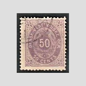 FRIMRKER DVI | 1879 - AFA 13 | 50 cents violet - Stemplet
