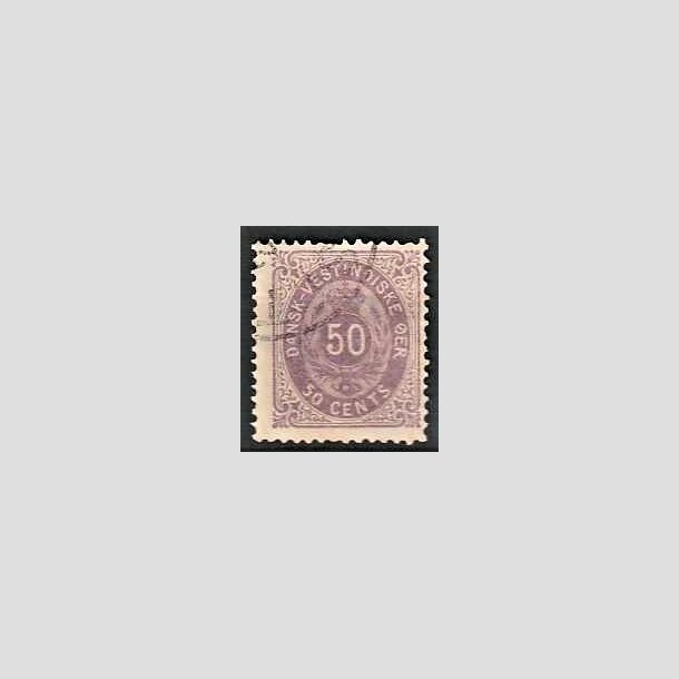 FRIMRKER DVI | 1879 - AFA 13 | 50 cents violet - Stemplet