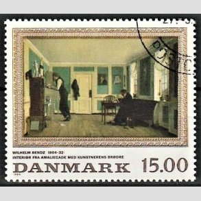 FRIMRKER DANMARK | 1994 - AFA 1082 - Maleriserie 7. - 15,00 Kr. flerfarvet - God/bedre gennemsnitskvalitet - Stemplet