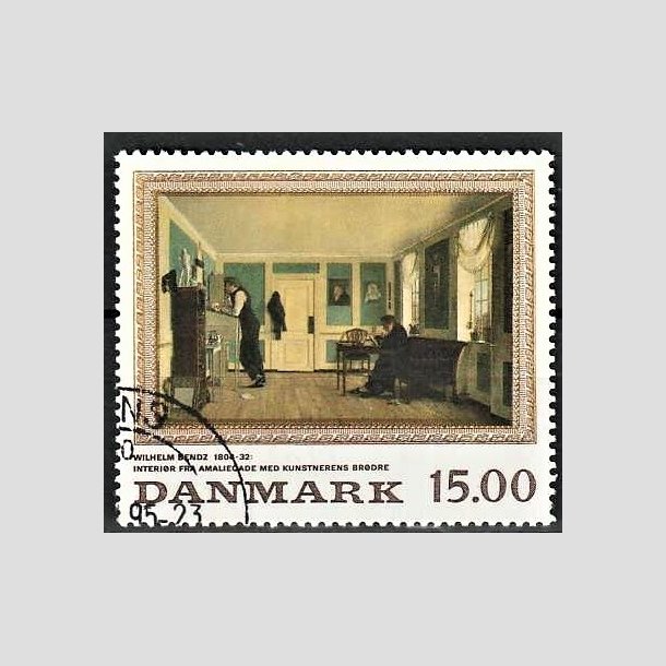 FRIMRKER DANMARK | 1994 - AFA 1082 - Maleriserie 7. - 15,00 Kr. flerfarvet - God/bedre gennemsnitskvalitet - Stemplet