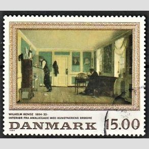 FRIMRKER DANMARK | 1994 - AFA 1082 - Maleriserie 7. - 15,00 Kr. flerfarvet - God/bedre gennemsnitskvalitet - Stemplet