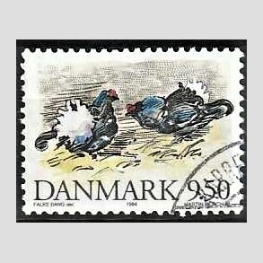FRIMRKER DANMARK | 1994 - AFA 1079 - Truede danske dyr - 9,50 Kr. urfugl - God/bedre gennemsnitskvalitet - Stemplet