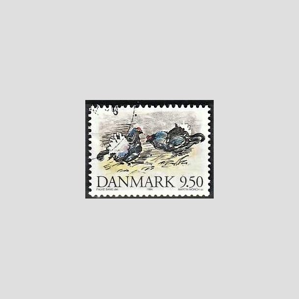 FRIMRKER DANMARK | 1994 - AFA 1079 - Truede danske dyr - 9,50 Kr. urfugl - God/bedre gennemsnitskvalitet - Stemplet