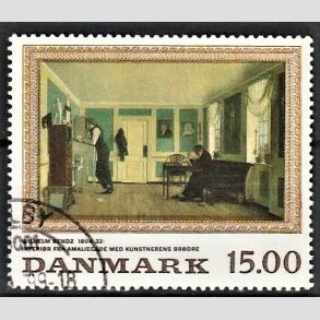 FRIMRKER DANMARK | 1994 - AFA 1082 - Maleriserie 7. - 15,00 Kr. flerfarvet - God/bedre gennemsnitskvalitet - Stemplet